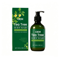 Gel Douche au Théier 100ml avec Huiles Multiples et Vitamine E – Purifie et Renforce la Barrière Cutanée