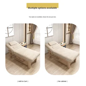 Massivholz-Massageliege für Schönheitssalon, Spa und Tattoo-Studio - Behandlung und Gewerbliche Nutzung mit Modernem Design - Product Image 6