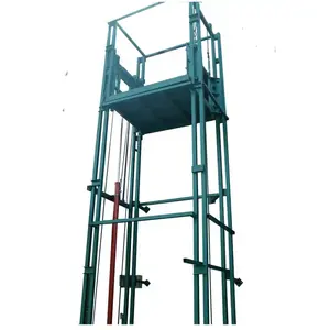 90 độ vận chuyển hàng hóa thang máy 1t thủy lực dọc băng tải hàng hóa Lift vận chuyển hàng hóa thang máy thủy lực hàng hóa Lift