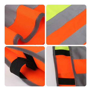 Gilet de sécurité pour enfants jaune Fluorescent haute visibilité respirant imperméable rouge matériau réfléchissant vêtements de sécurité réfléchissants - Product Image 3