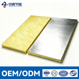 China Manufacturer Eco-Friendly Square Modern Fire Resistant Thermal Insulation Glass Wool Sheet Board for Construction Use - Product Image 1