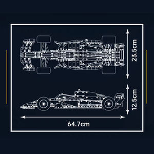 13207 Blocs de construction de modèle de voiture de sport, briques de course en plastique ABS, kit éducatif, <span class=keywords><strong>jouet</strong></span> de puzzle à assembler pour enfants - Product Image 5