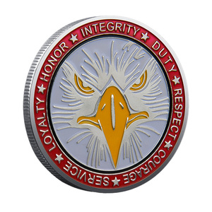 Moneda Conmemorativa Patriótica 3D de Metal Dorado y Plateado, Relieve de Doble Cara con <span class=keywords><strong>Frases</strong></span> de Gratitud, Adorno Decorativo Personalizable - Product Image 6
