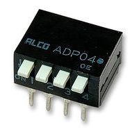 Dip Switch 4 Way Panel Mount 4 Position <b>Toggle</b> Switch - Product Image 3