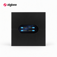 Untuk Zigbee 3.0 2 Gang Smart Wall Switch PC Panel dengan Kontrol Jarak Jauh Aplikasi & Suara, Kontrol Skenario & Timer, IP20 untuk Rumah Pintar