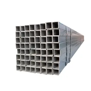 5 #-40 # ASTM Warm gewalztes Vierkant rohr Niedriger Preis SS400 verzinktes geöltes rundes Stahlrohr