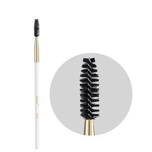 Juego de brochas profesionales para maquillaje de ojos, 6 uds., brochas para sombra de ojos, delineador de cejas, brochas para cejas con bolsa de cuero PU para belleza de ojos - Product Image 2