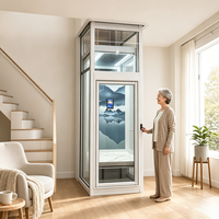 Eleganter Hydraulischer Hauslift Personenaufzug Maßgefertigter Kleiner Aufzug für Villa Haus Wohnnutzung mit CE-Zertifizierung