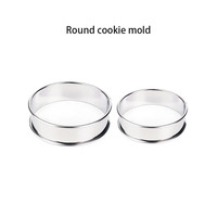 Nouveau style 4 tasses ensemble complet de distributeur de pâte avec anneaux à muffins, spatule, brosse, ensemble de moules à biscuits outils de cuisson pour crêpes