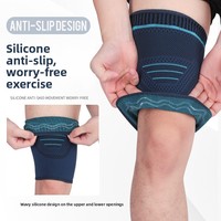 Protector de Rodilla Deportivo Antideslizante con Compresión, Protección Profesional para la Temporada de Primavera, Cierre con Hebilla Cómodo