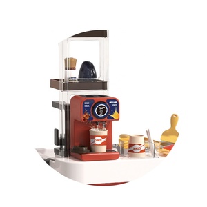 Juego de carrito de <span class=keywords><strong>compras</strong></span> de pollo frito personalizado de 82 piezas, carrito de comida de pollo frito real para niños, juguete de cocina para niños - Product Image 2