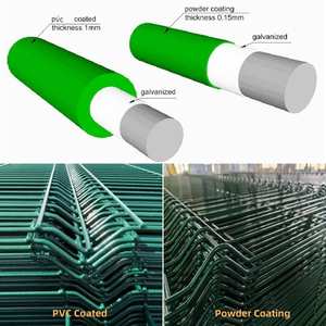 Pannello di <span class=keywords><strong>Recinzione</strong></span> 3D Curvo in Metallo Rivestito in PVC, <span class=keywords><strong>Rete</strong></span> <span class=keywords><strong>Metallica</strong></span> Saldata per Giardino e Fattoria, <span class=keywords><strong>Recinzione</strong></span> di Sicurezza - Product Image 3