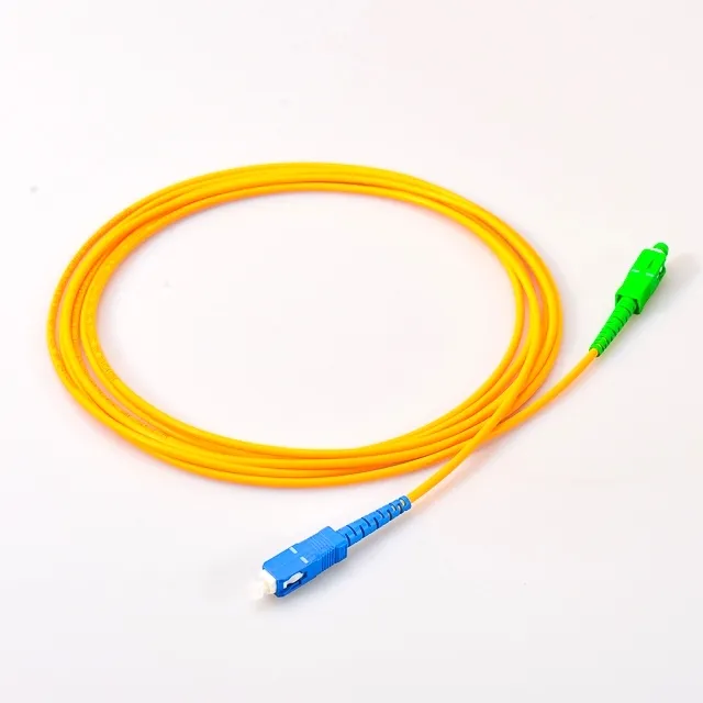 Single mode 9/125 G652D G657A SC/APC zu SC/UPC 2mm 3mm Sm Simplex 1 2 3 5 10 Meter Jumper Glasfaser-Patchkabel