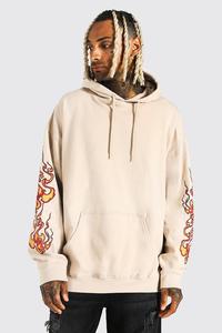 Nouveau Hoodie d'Hiver Long et Ample en Coton 100% avec Épaules Tombantes, Unisexe, Personnalisable avec Logo par Sublimation et Imprimé Dessin Animé, OEM - Product Image 6