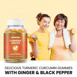 Bonbons Gélifiés de Haute Qualité à la <span class=keywords><strong>Vitamine</strong></span>, au Gingembre et au Curcuma, avec Biotine, pour Renforcer les Défenses Immunitaires et Améliorer la Santé de la Peau – Gummies au Curcuma - Product Image 4