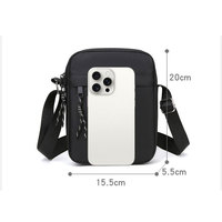 Sac bandoulière vertical minimaliste en PU, sac à l'épaule, nouvelle collection 2026, décontracté, imperméable, résistant à l'usure, petite pochette pour téléphone, tendance sport