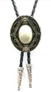 Corbata de Cuero Genuino Estilo Vaquero Occidental Retro de Lujo para Camisa Polo, Accesorio de Camisa Casual de Negocios - Product Image 5