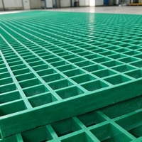 Plaques de grille antidérapantes durables en PRV (Plastique Renforcé de Fibres) pour passerelles, plateformes et sols, résistantes à la corrosion, pour soudure de moules