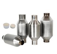 Convertisseur catalytique universel 2,5 pouces pour Nissan Altima Sentra Rogue 400 Cell, échappement haute performance en acier inoxydable filé