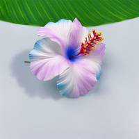 Fleur d'hibiscus artificielle en mousse EVA, grande taille, vente en gros d'usine, élégante, style hawaïen, pour fêtes sur les îles tropicales