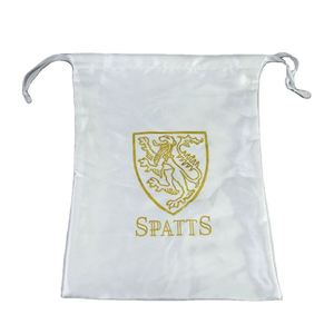 Wholesale <b>Low</b> Price Customized Logo Drawstring Bag Dance Shoes <b>Storage</b> Pouches Satin Bags for Wigs - Product Image 3