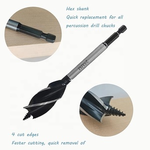 Bán Buôn Giá 6Pcs Gỗ Khoan Khoan <span class=keywords><strong>Bit</strong></span> Thiết Lập Với Hình Lục Giác Shank 600Mm Khoan <span class=keywords><strong>Bit</strong></span> Cho Gỗ Lỗ Khoan - Product Image 3
