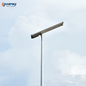Lampe de rue solaire intégrée tout-en-un IP65 pour l'aménagement paysager, 2000 watts, haute luminosité, caméra de sécurité intégrée - Product Image 4