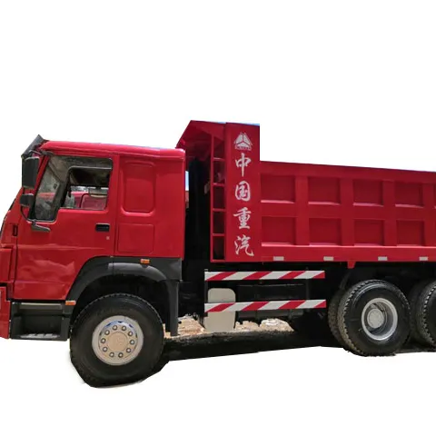 사용된 건설장비 HOWO 6x4 375 hp 덤프 트럭, howo 371hp 팁 주는 사람 트럭, 사용된 howo 25 입방 미터 덤프 트럭