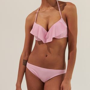 Nuevo Conjunto de Bikini Clásico de Dos Piezas con Tiras, Estilo Halter, para Playa, Verano, de Lujo, con Push-Up, Secado Rápido, Spandex/Poliéster - Product Image 4