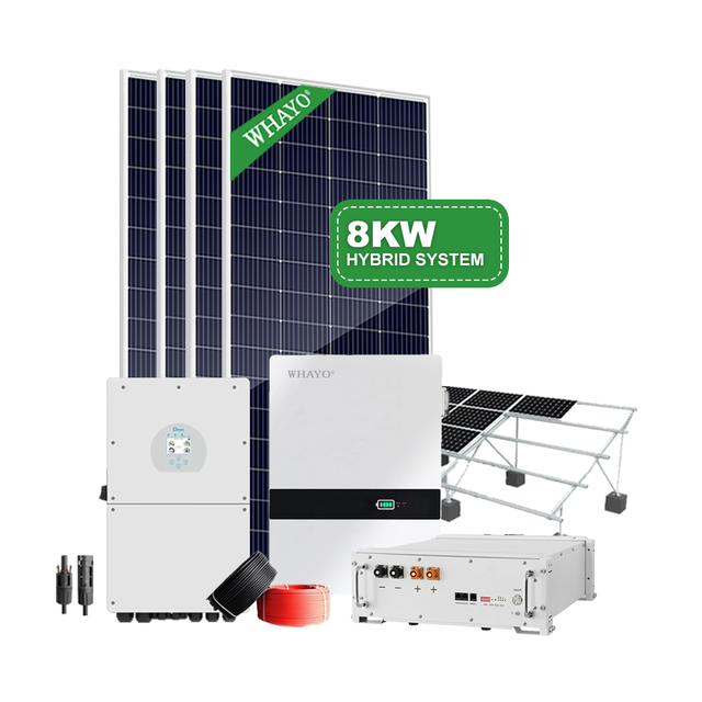 Deye 5kW 10kW 15kW Hybrid Solar System with Solar Panels, Lithium Battery, and Inverter for Optimal Home Power Storage
