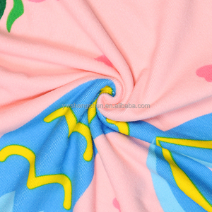 Tùy chỉnh màu xanh tuyệt vời cá mập trắng cát miễn phí nhanh chóng khô trùm đầu Poncho cầu vồng bãi biển Khăn trẻ em - Product Image 5