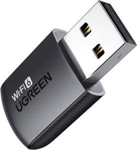 Adaptador WiFi UGREEN para PC de Escritorio, Adaptador <span class=keywords><strong>USB</strong></span> WiFi 6 AX900 con Banda Dual de 5GHz/2.4GHz, Controlador Integrado para <span class=keywords><strong>Windows</strong></span> 10/11 - Product Image 1
