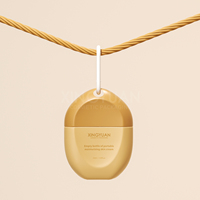 Porte-clés personnalisé avec mini flacon de crème solaire 50 ml, emballage cosmétique, fond de teint liquide, crème pour les mains, lotion, flacon souple