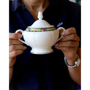 Service à thé de luxe Richard Ginori pour six personnes avec décoration Isabella, capacité de 600 ml, style royal, tasses à café pour hôtels 0g - Product Image 2