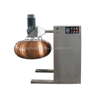 Machine de cuivre de saveur de casse-croûte/machine de casserole d'enrobage de sucre de sucrerie de jet
