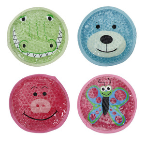 Bolsas de hielo suaves reutilizables de dibujos animados de alta calidad OEM, bonitas bolsas de hielo de gel frío y caliente para niños - Product Image 2