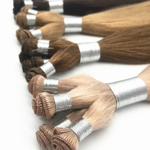 <span class=keywords><strong>Capelli</strong></span> senza ritorno e fasci di 613 di colore biondo leggero 100% estensioni di trama geniale grezza per donne bianche - Product Image 3