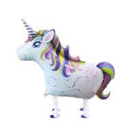 Vente en gros Hélium Graduation Photo Marche Cochon Éléphant Chiot Dinosaure Marche Animal Ballon Marche Pet Ballon en feuille d'aluminium