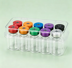Factory-Direct Wholesale Clear Glass Sample Vials (3ml-20ml 2in1 Type); Custom Printing & Various Colors Available Eco-Friendly - Product Image 1