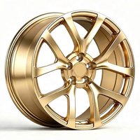 Jantes en alliage d'aluminium forgé Orida Factory Direct 18 19 20 pouces 5x114.3, couleur personnalisée noir mat, pour coupé sport électrique.