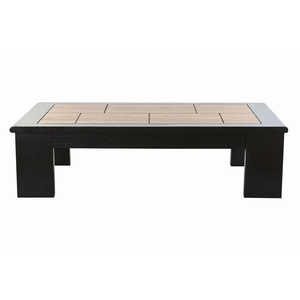 Table basse en acacia 100x60x30 Noir - Product Image 2