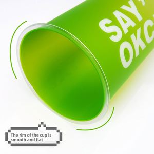Vaso Desechable de PP con Etiqueta Integrada, Calibre 90mm, Estilo Metálico, Logotipo Personalizado, Uso Comercial, Vaso de Agua Personalizado para Reuniones Empresariales - Product Image 2