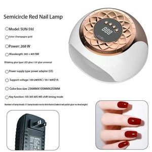 Lámpara de Uñas Profesional de Alta Potencia para Secado Rápido de Esmalte de Uñas en Gel, Lámpara UV con 57 LED, Productos para Uñas - Product Image 5