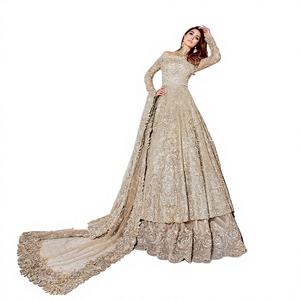 Dernière collection, livraison rapide, costumes de mariée de grande taille, costumes de mariage festifs, luxe moderne, appliques en cristal, paillettes, perles - Product Image 1