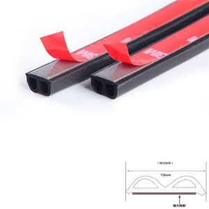 Tira de sellado de puerta de <span class=keywords><strong>coche</strong></span> de espuma de goma Epdm en forma de D autoadhesiva automotriz - Product Image 3