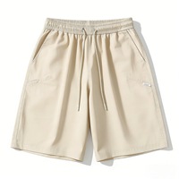 Shorts en soie glacée pour hommes, nouvelle collection été 2026, tendance et polyvalents, séchage rapide, coupe décontractée pour jeunes hommes
