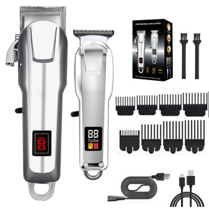 Cortadora de Pelo Profesional con Pantalla Digital, Cuerpo Metálico, 7000-9000 rpm, Carga USB, Uso en Salón - Product Image 3