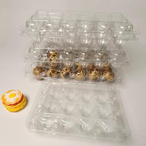 Contenedor ligero y transparente para 30 <span class=keywords><strong>huevos</strong></span> de codorniz, fácil de transportar, para uso en tiendas de <span class=keywords><strong>huevos</strong></span> frescos y la industria de catering. - Product Image 5