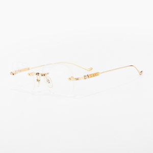 Lunettes <span class=keywords><strong>de</strong></span> <span class=keywords><strong>vue</strong></span> médicales <span class=keywords><strong>de</strong></span> luxe <span class=keywords><strong>de</strong></span> marque haut <span class=keywords><strong>de</strong></span> gamme, sans monture, en titane, très vendues, raffinées et élégantes, pour femmes et hommes - Product Image 4