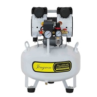 Compresseur d'air médical dentaire muet à piston alimenté en courant alternatif, refroidi par air, composants de la pompe centrale du moteur pour un fonctionnement silencieux
